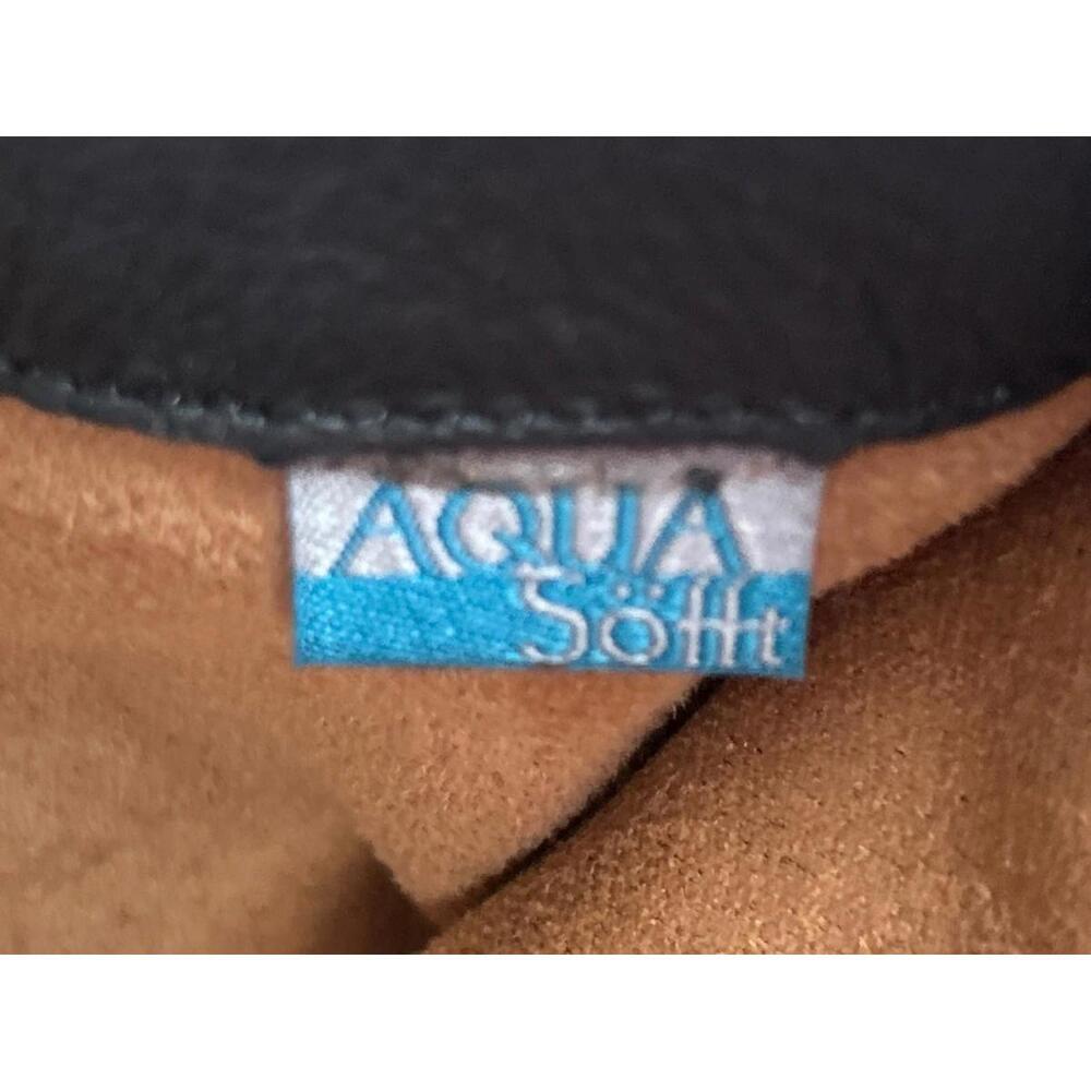 Sofft Aqua Sofft Black Leather Tall Boots Women’s Size 9M Comfort Pull On - Picture 6 of 7